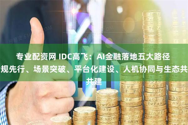 专业配资网 IDC高飞：AI金融落地五大路径 合规先行、场景突破、平台化建设、人机协同与生态共建